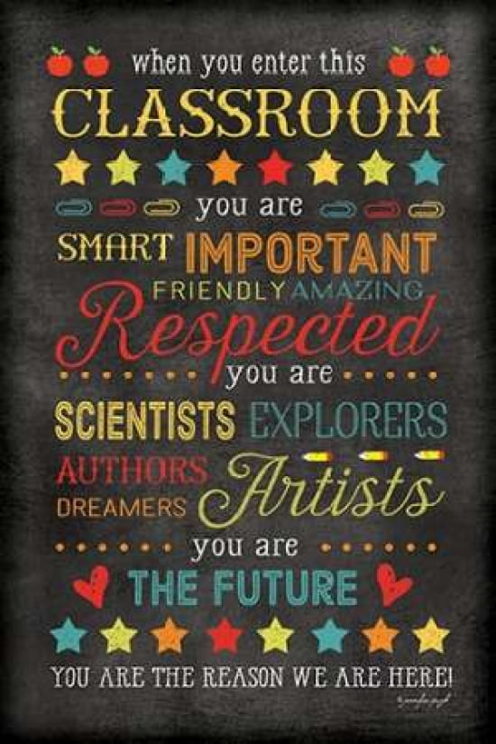 When You Enter the Classroom Canvas Art - Jennifer Pugh (12 x 18)