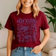 thumbnail image 1 of When You Go Through Deep Waters I Will Be With You Women Shirt, Jesus Shirt, Easter Shirt, Christian Easter TShirt,He Has Rizzen Tee, 1 of 5