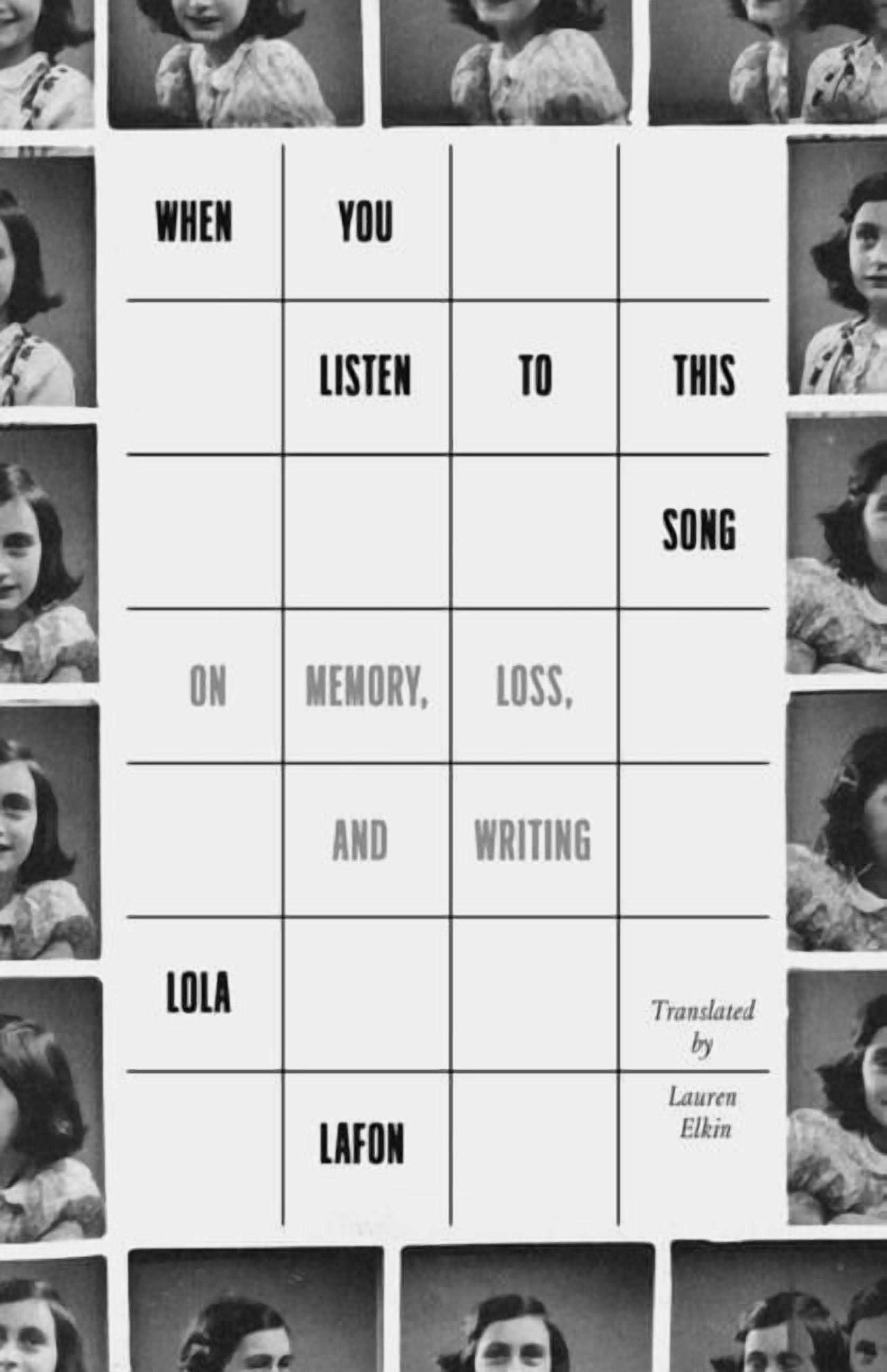 When You Listen to This Song: On Memory, Loss, and Writing, (Hardcover)
