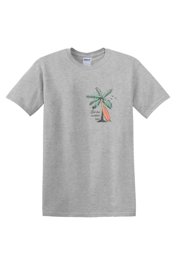 When You Pass Through Deep Waters Christian Bible Verse Beachy Trendy Overd Baptism T-shirt