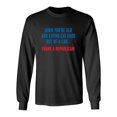 thumbnail image 1 of When You'Re Old Eating Cat Food Out Of A Can Sarcastic Novelty Gift Idea Adult Humor Funny Men's Long Sleeve Shirts, 1 of 3