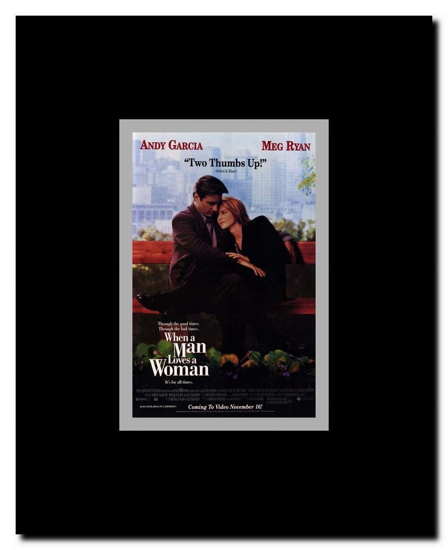 When a Man Loves a Woman Framed Movie Poster
