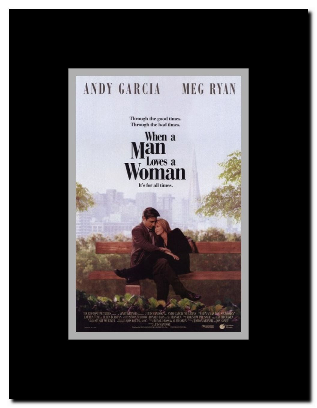 When a Man Loves a Woman Framed Movie Poster