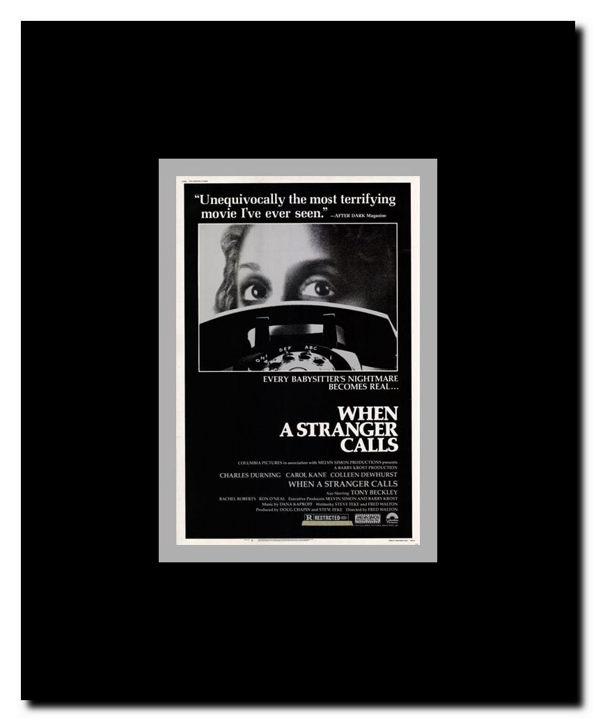 When a Stranger Calls Framed Movie Poster