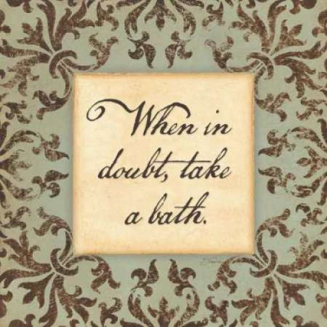 When in Doubt Canvas Art - Stephanie Marrott (24 x 24)