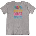 thumbnail image 1 of When in Doubt Pedal it Out T-Shirt Gifts for Bicyclist or Cyclist Men & Women Light Grey, 1 of 8