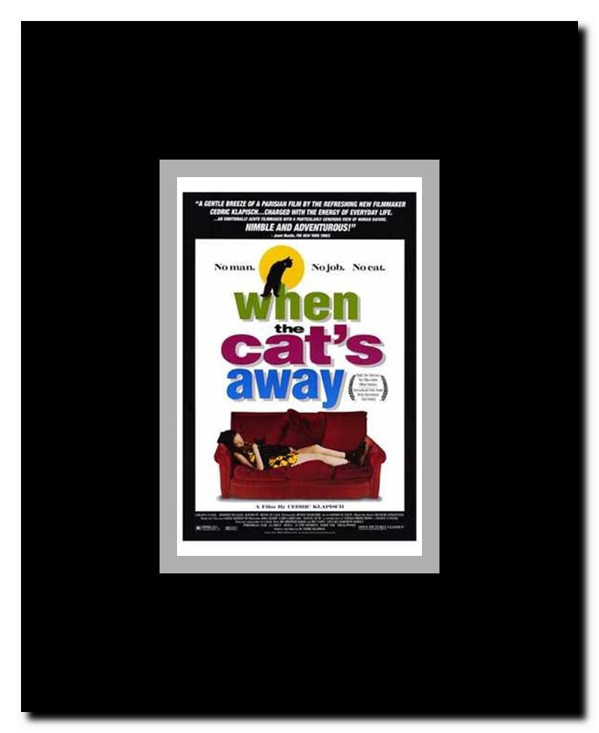 When the Cat's Away Framed Movie Poster