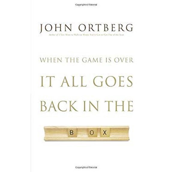 Pre-Owned When the Game Is Over, It All Goes Back in the Box (Paperback) 0310325056 9780310325055