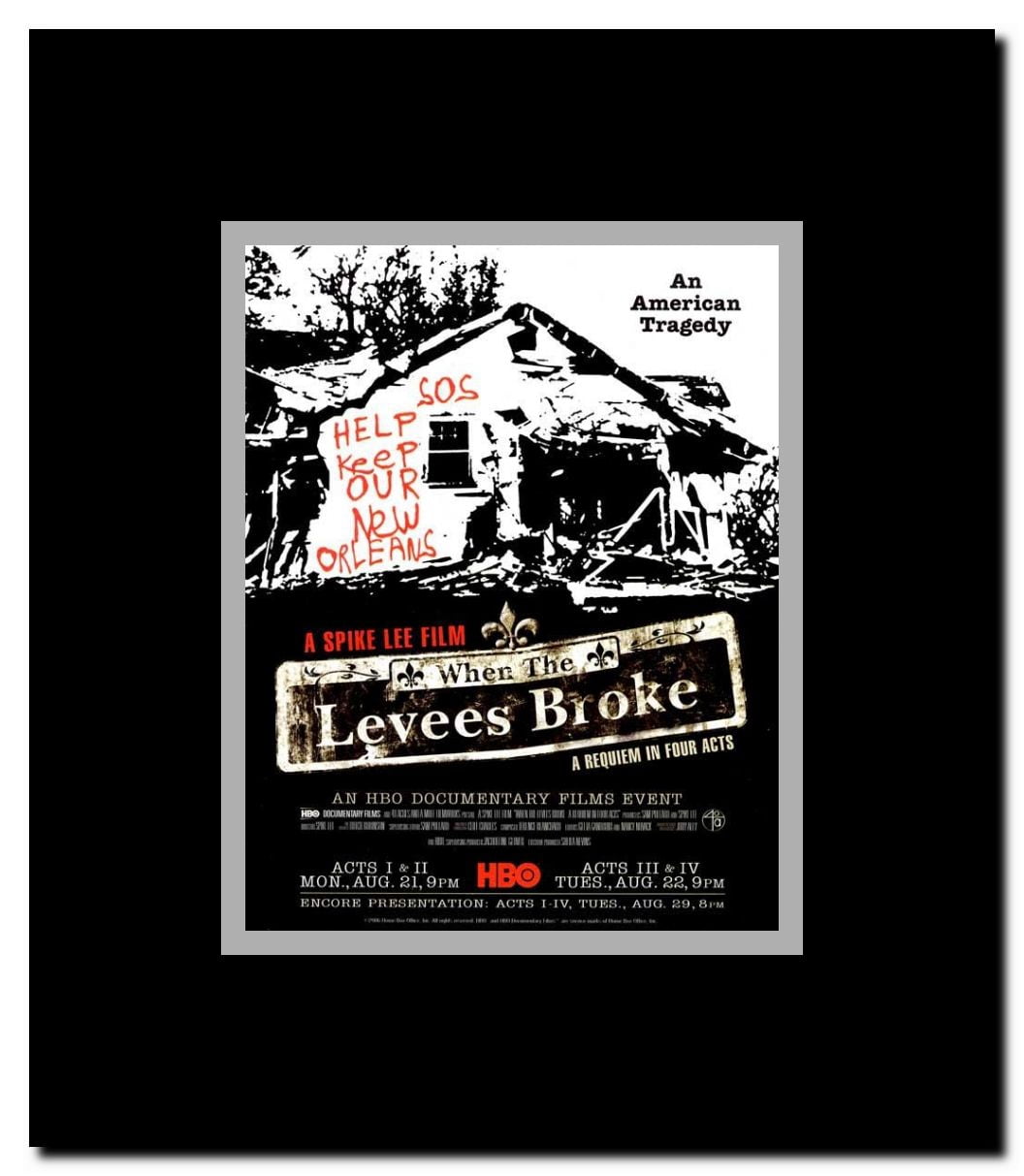 When the Levees Broke: A Requiem in Four Acts Framed Movie Poster