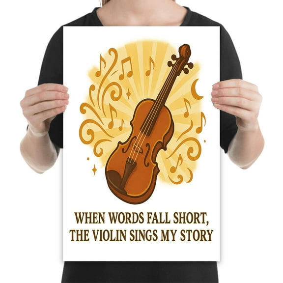 Classical Music Wall Art - Violinists - 13x19 Poster Print - Home Decor