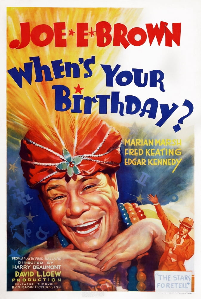 WhenS Your Birthday U Canvas Art - (11 x 17)