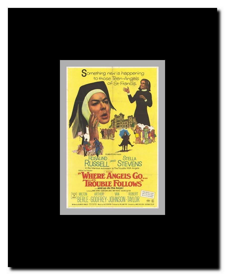 Where Angels Go Trouble Follows Framed Movie Poster