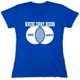 thumbnail image 1 of Where Corny Begins Dad Jokes Sarcastic Humor Novelty Funny Women's Casual Tees, 1 of 3