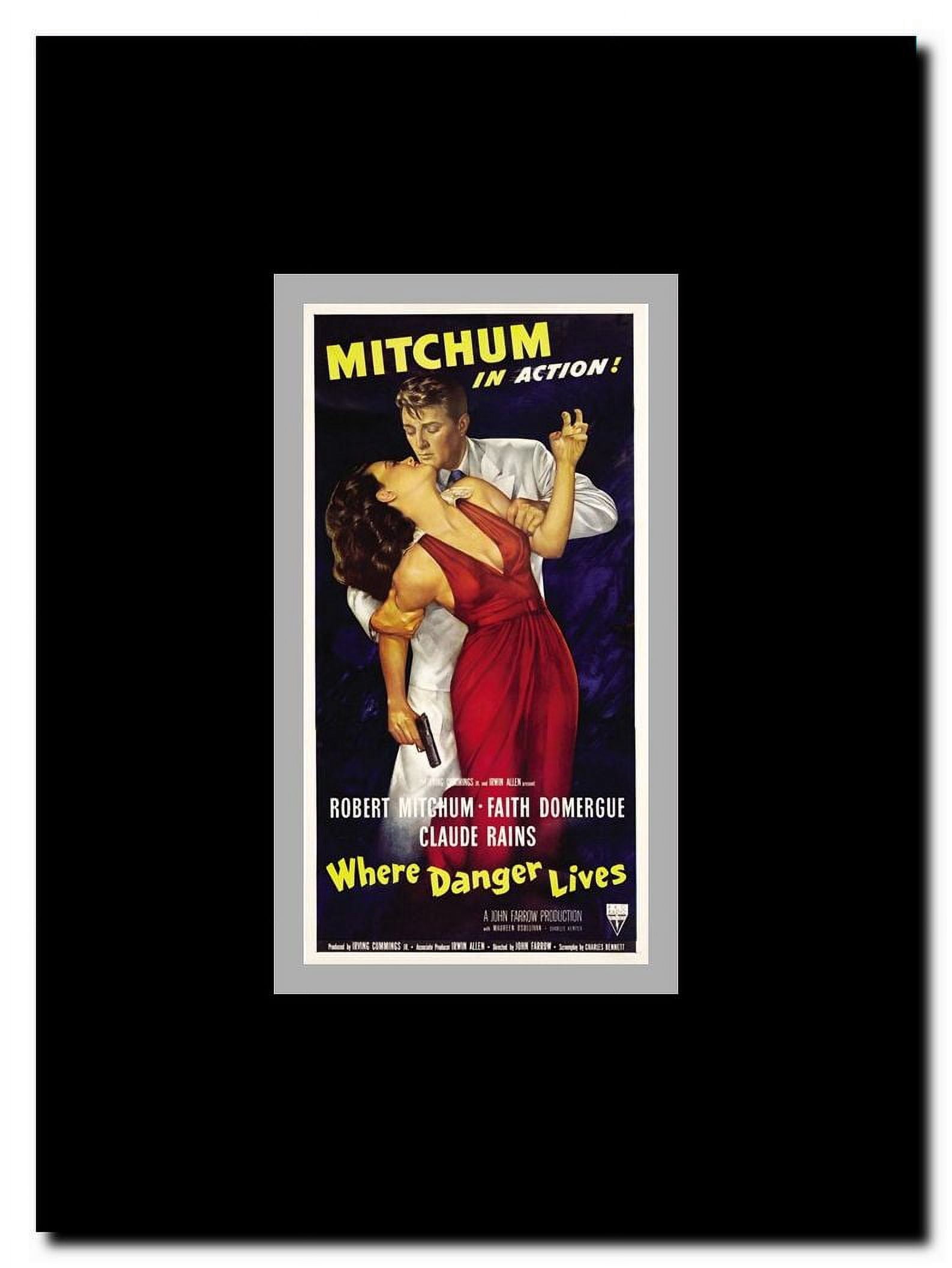 Where Danger Lives Framed Movie Poster