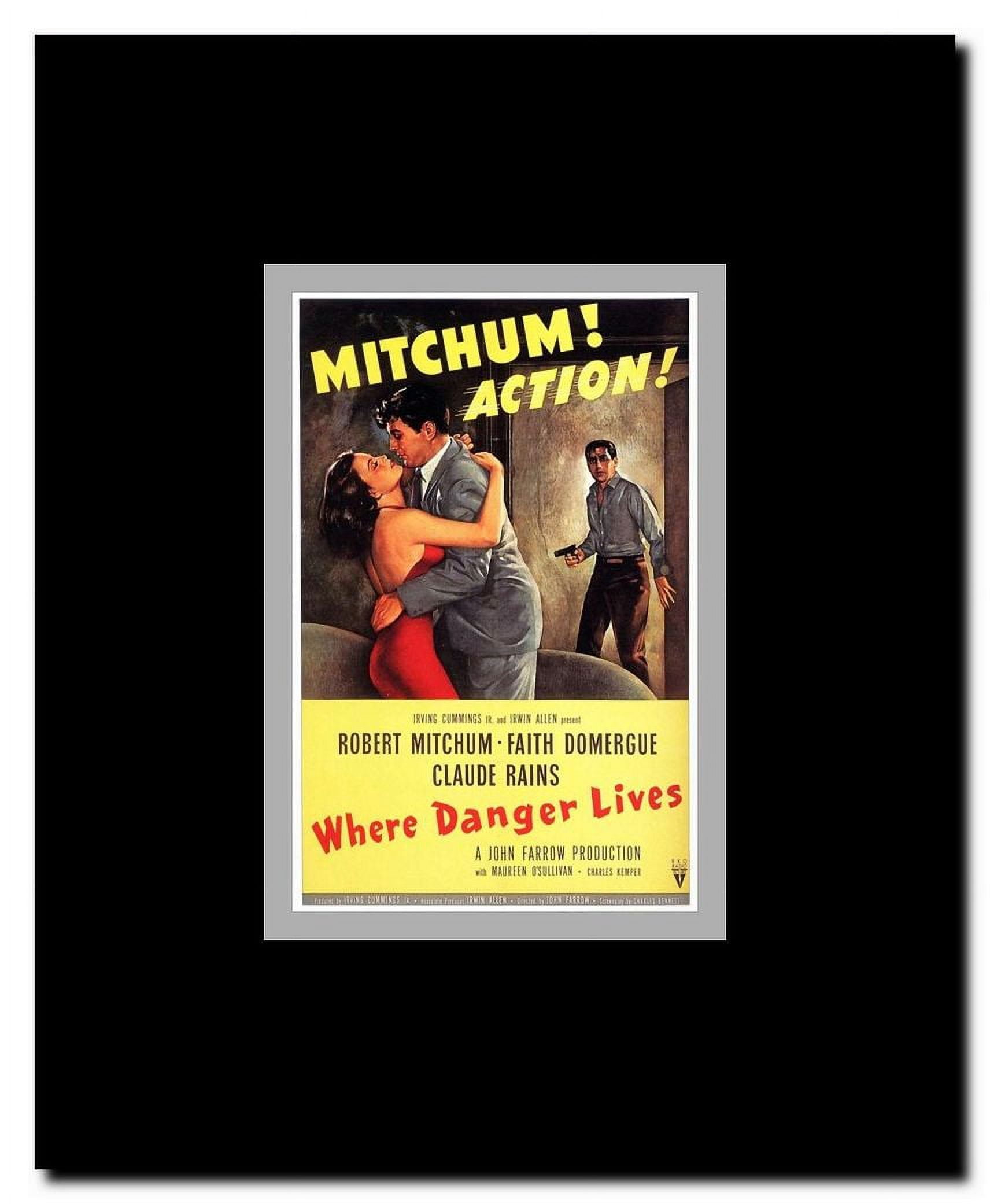 Where Danger Lives Framed Movie Poster
