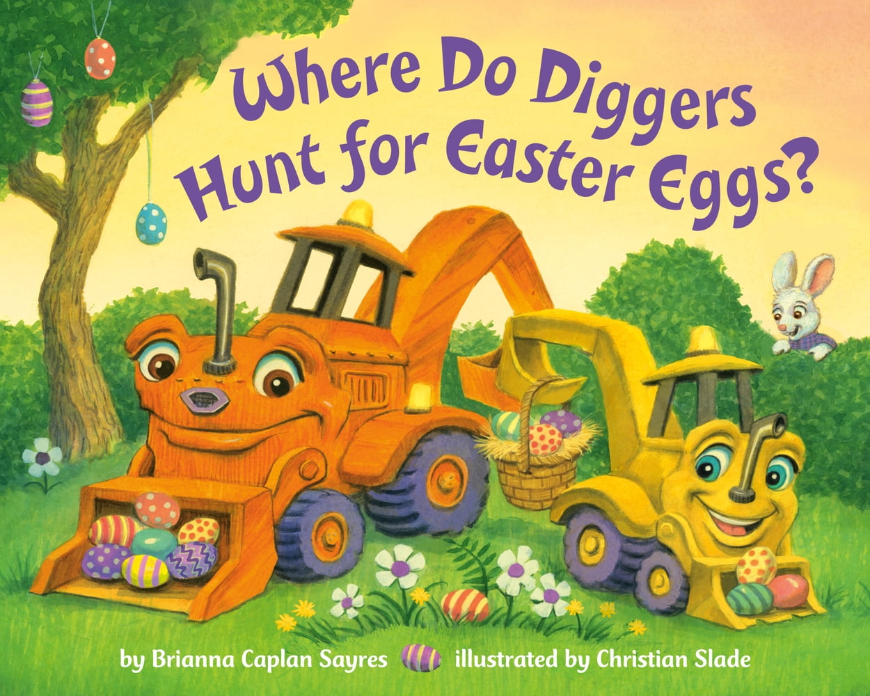 Pre-Owned Where Do Diggers Hunt for Easter Eggs?: A Diggers Board Book (Board book) 0593488008 9780593488003