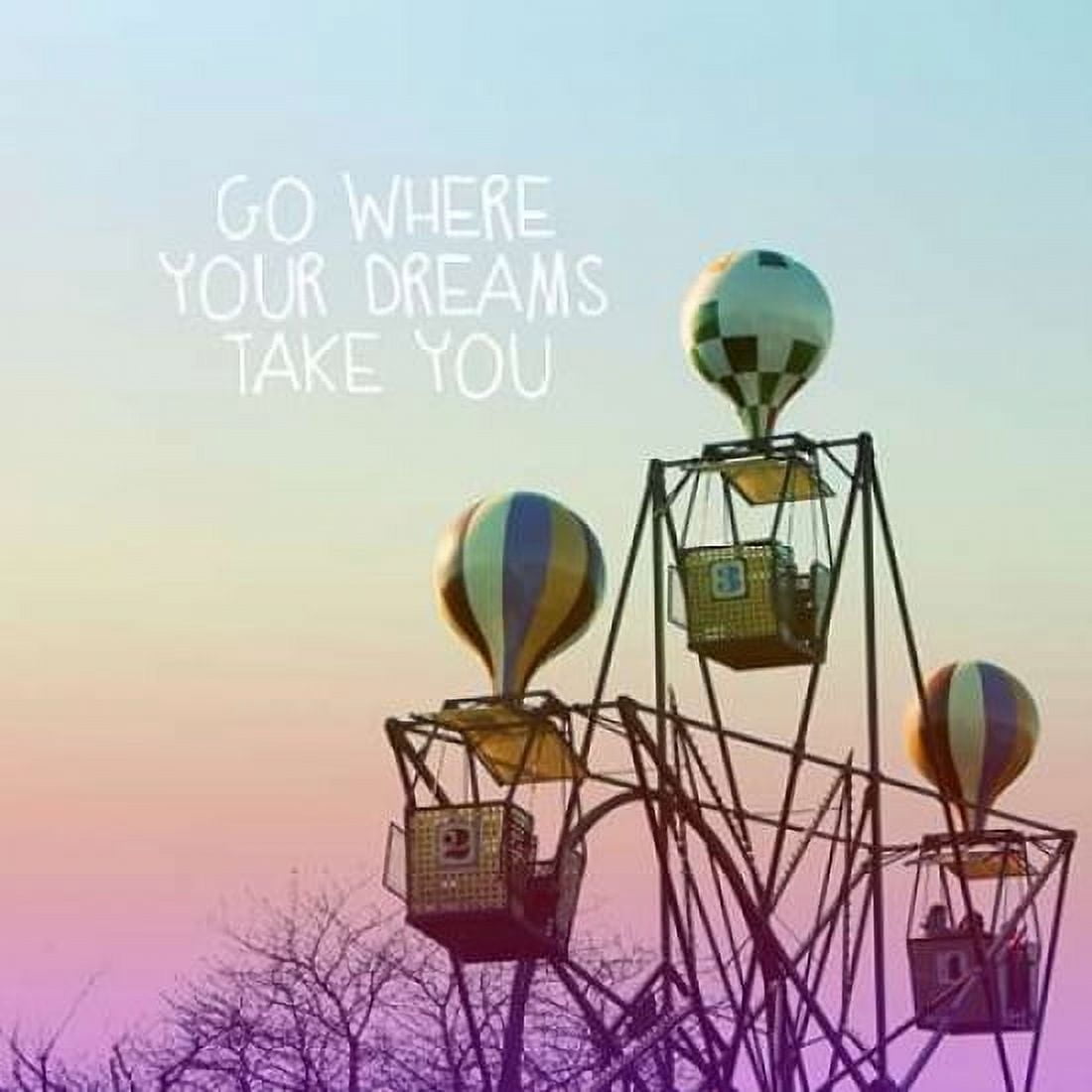 Where Dreams Take You Canvas Art - Linda Woods (24 x 24)