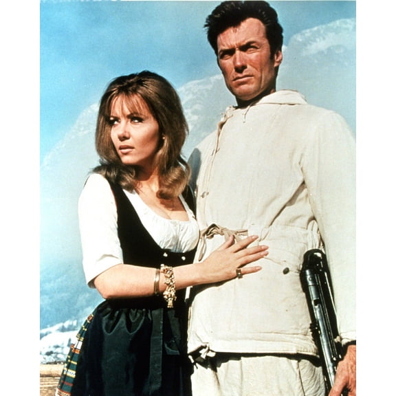 Where Eagles Dare Featuring Clint Eastwood, Ingrid Pitt 24X36 Classic Hollywood Poster