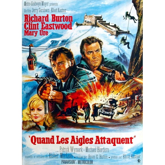 Where Eagles Dare Movie Poster Masterprint (11 x 17)