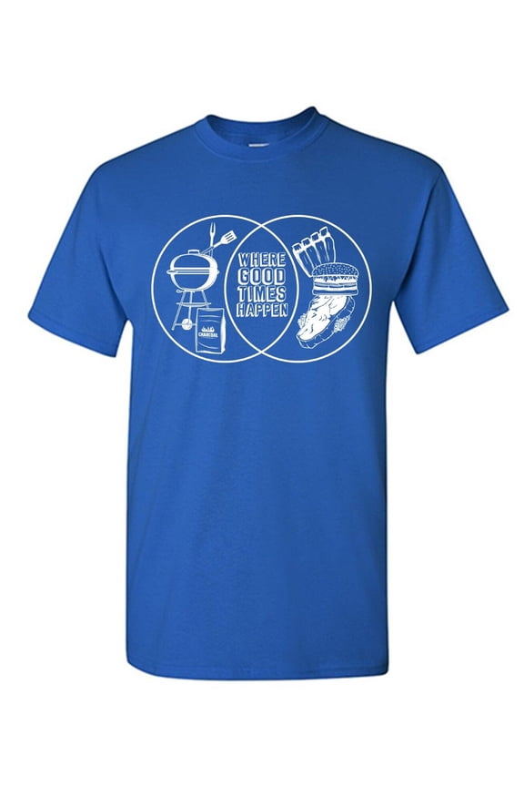 Where Good Times Happens Sarcastic Humor Graphic Novelty Funny T Shirt