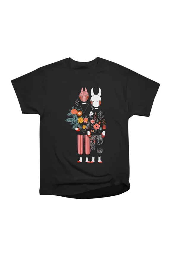 Where Humans and Flowers Coexist in Harmony T-Shirt Tee Gift For Him Merch For Her Apparel