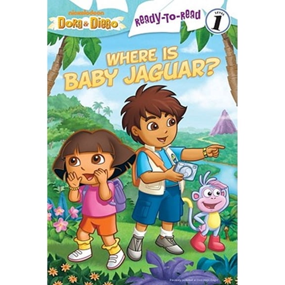 Pre-Owned Where Is Baby Jaguar? (Dora & Diego: Ready-to-Read: Level 1) (Paperback) 1442413980 9781442413986