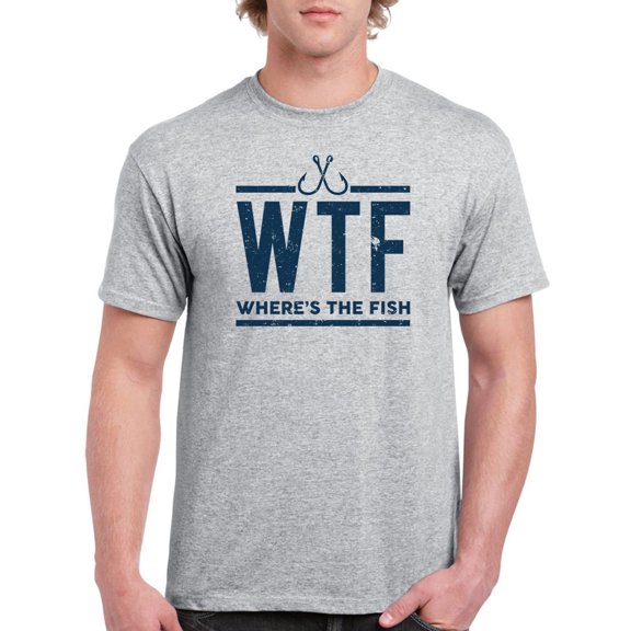 Where�S The Fish Men T-Shirt, Male XX-Large