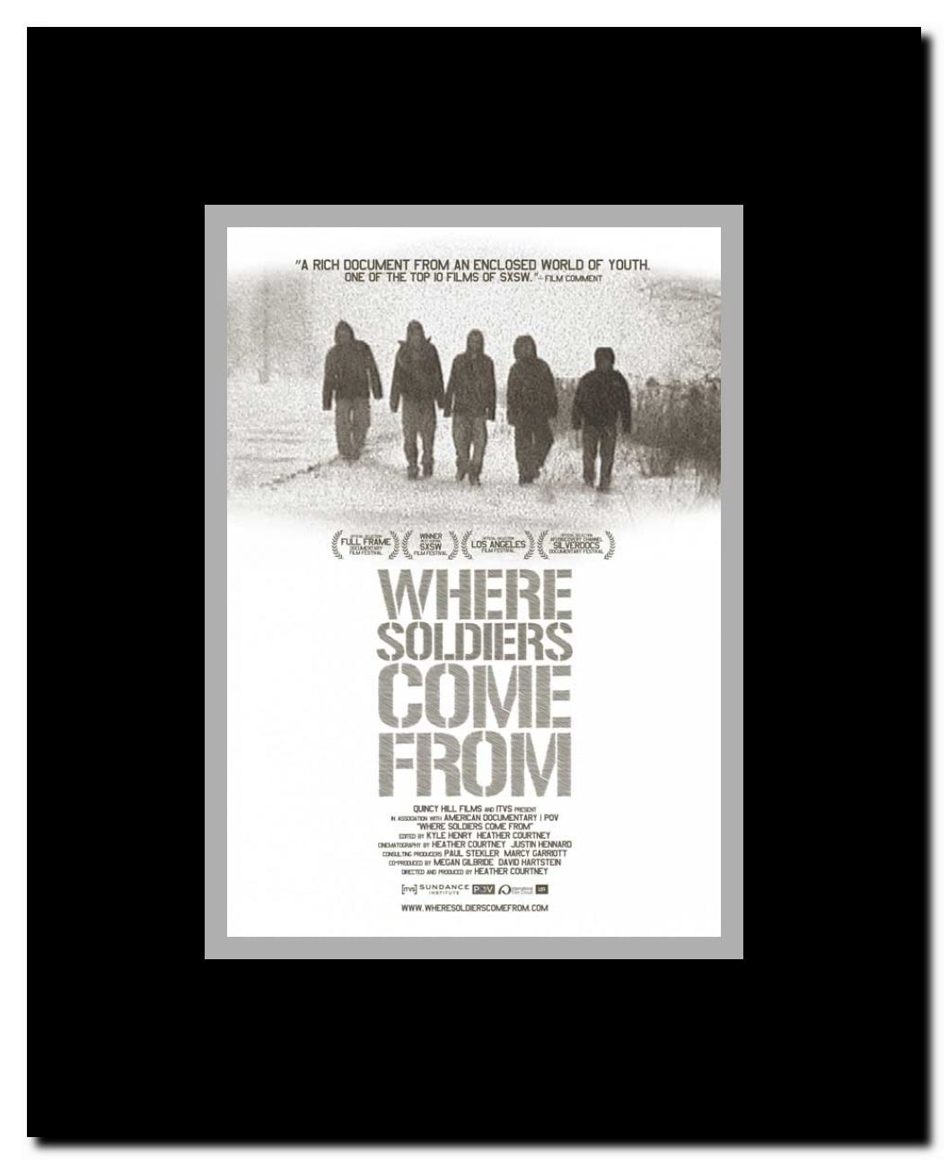 Where Soldiers Come From Framed Movie Poster