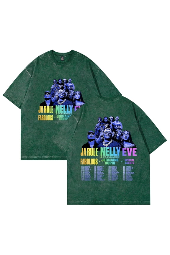 Where The Party At Tour Merch T-Shirt Old vintage design Men's and Women's round neck tops