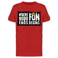 thumbnail image 1 of Where The Road Ends.. Sticker Tee Men's -Image by Shutterstock, 1 of 2