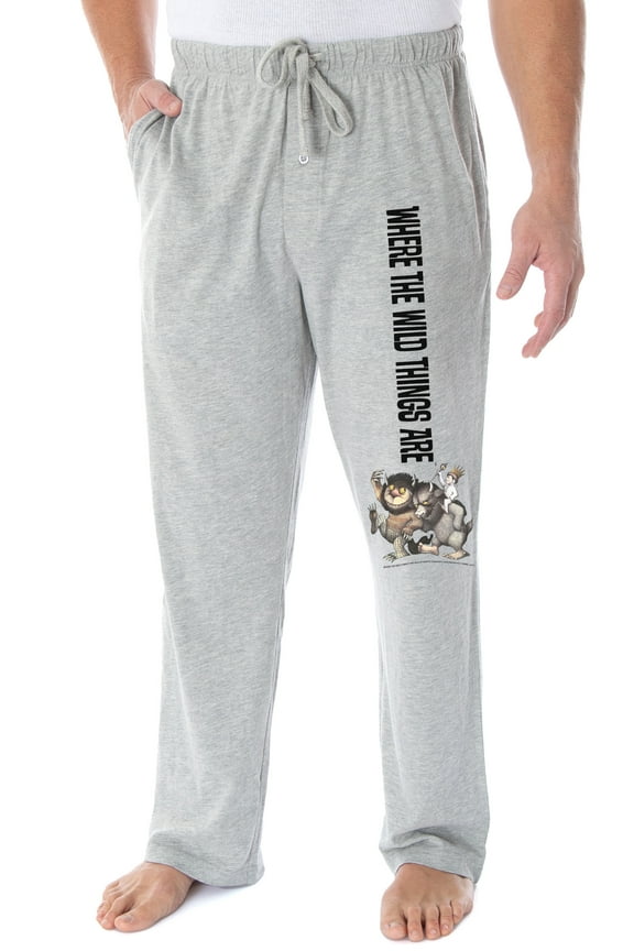 Where The Wild Things Are Book Adult Men's Loungewear Pajama Pants