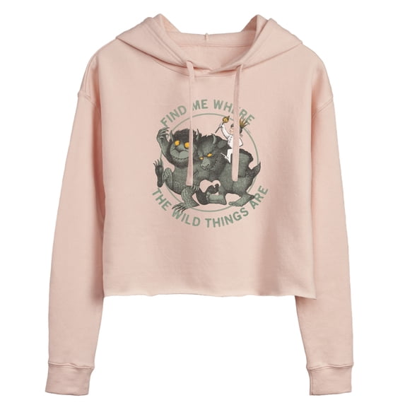 Where The Wild Things Are - Find Me Women's Cropped Graphic Hoodie