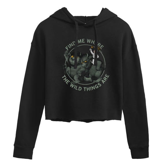 Where The Wild Things Are - Find Me Women's Cropped Graphic Hoodie
