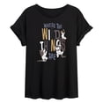 thumbnail image 1 of Where The Wild Things Are - Group Title - Juniors Oversized Graphic T-Shirt, 1 of 4