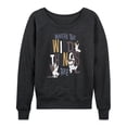 thumbnail image 1 of Where The Wild Things Are - Group Title - Women's French Terry Long Sleeve Pullover, 1 of 4