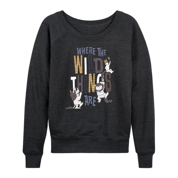Where The Wild Things Are - Group Title - Women's French Terry Long Sleeve Pullover