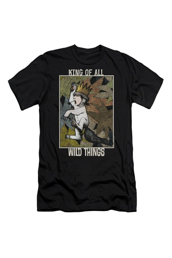 Where The Wild Things Are - King Of All Wild Things - Premium Slim Fit Short Sleeve Shirt - X-Large
