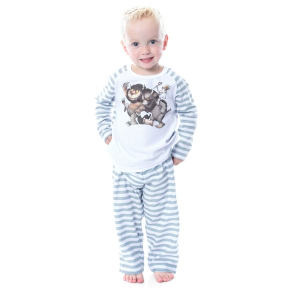Where The Wild Things Are Little Boys' Rumpus Start Striped Pajama Sleep Set