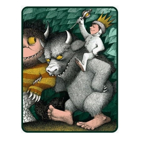 Where The Wild Things Are Making Mischief Blanket Throw