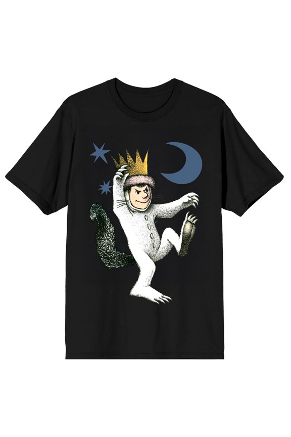 Where The Wild Things Are Max at Night Tee for Adults-XL