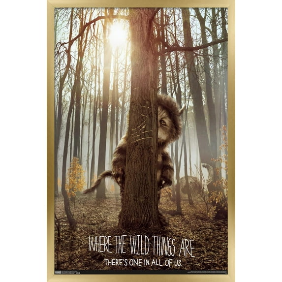 Where The Wild Things Are - One Sheet Wall Poster, 14.725" x 22.375", Framed