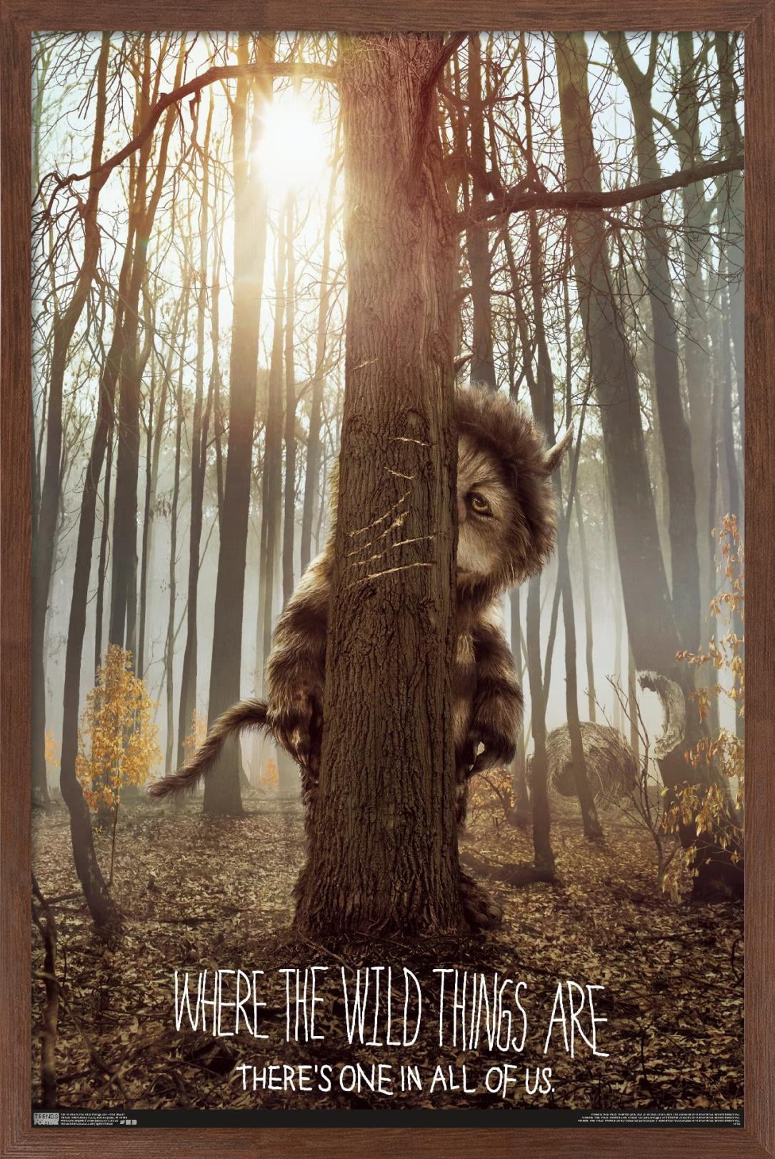 Where The Wild Things Are - One Sheet Wall Poster, 14.725" x 22.375", Framed