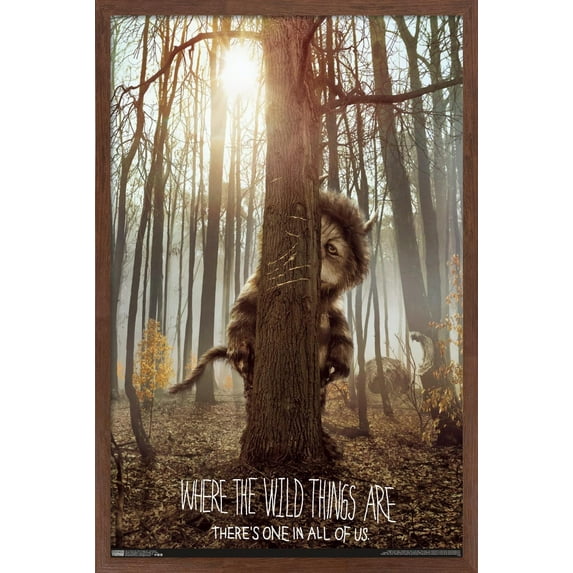 Where The Wild Things Are - One Sheet Wall Poster, 14.725" x 22.375", Framed