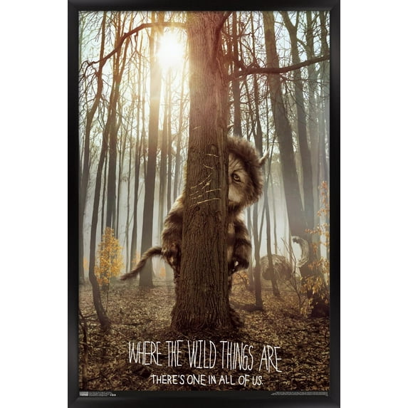 Where The Wild Things Are - One Sheet Wall Poster, 14.725" x 22.375", Framed