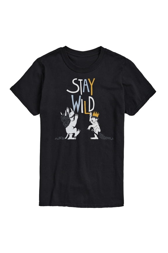 - Stay Wild - Men's Short Sleeve Graphic T-Shirt