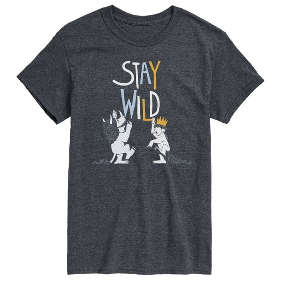 Where The Wild Things Are - Stay Wild - Men's Short Sleeve Graphic T-Shirt
