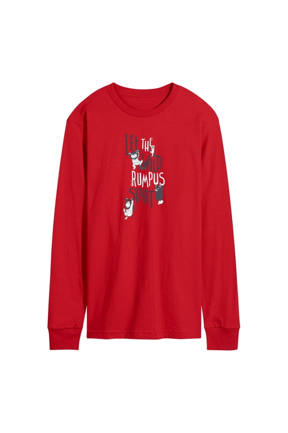 - Wild Rumpus - Men's Long Sleeve Graphic T-Shirt