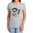 thumbnail image 1 of Where The Wild Things are Carol Women's T Shirt, Athletic Heather, Medium, 1 of 6