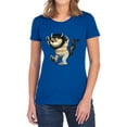 thumbnail image 1 of Where The Wild Things are Carol Women's T Shirt, Royal, 2X-Large, 1 of 6