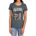 thumbnail image 1 of Where The Wild Things are Wild Rumpus Women's T Shirt, Charcoal, Medium, 1 of 6